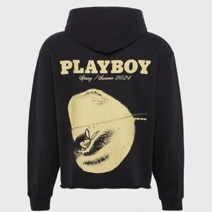 HOMME FEMME X Playboy Collab Hoodie - Black NWOT